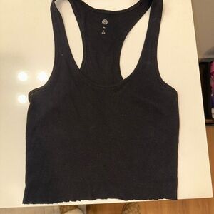 Black Racerback Tank Top
